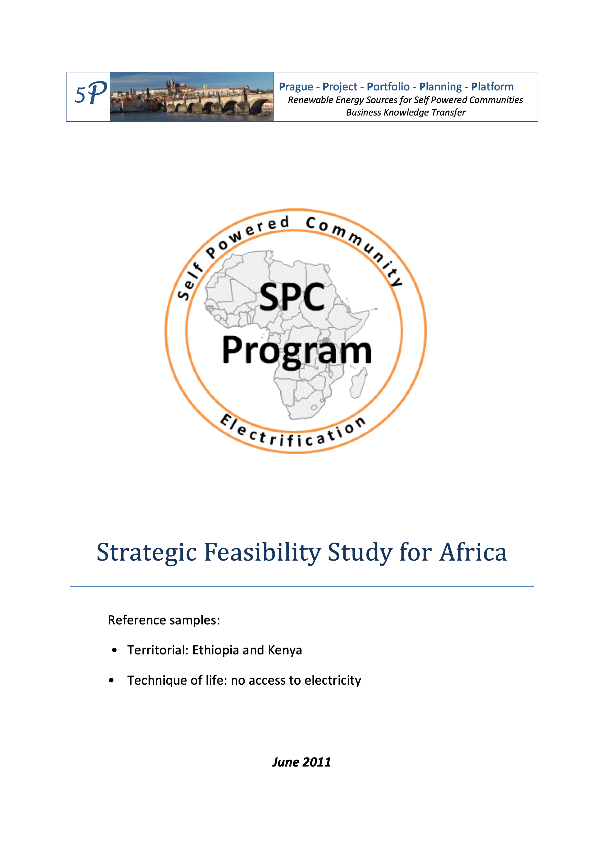 Strategic Feasibility Study for Africa