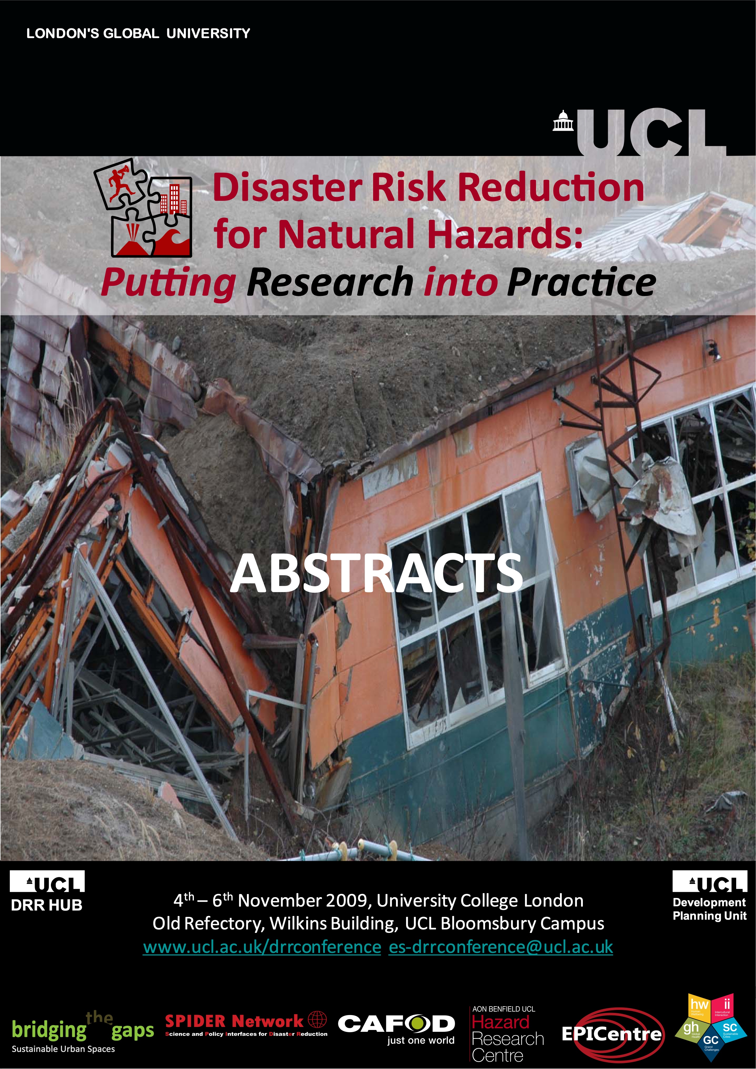 Disaster Risk Reduction for Natural Hazards