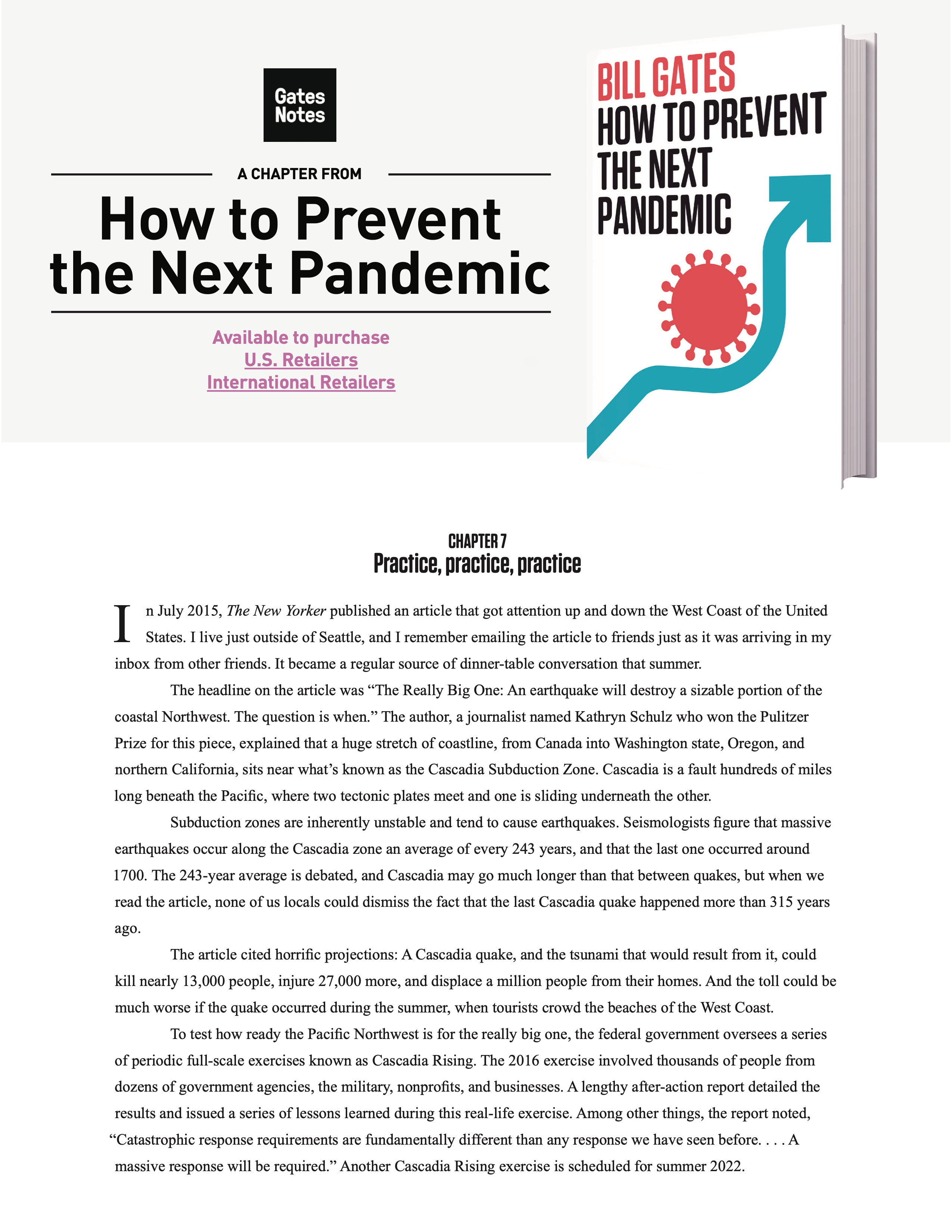 How to Prevent the Next Pandemic: Chapter 7